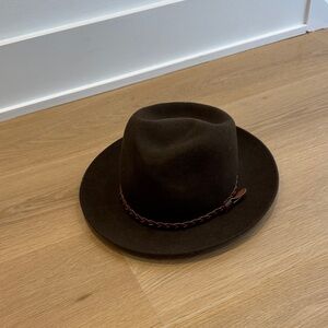 Bauer Dark Brown Suede Hat